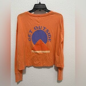 Free People Movement Victory Lap Graphic T shirt Brand new MSRP:$88